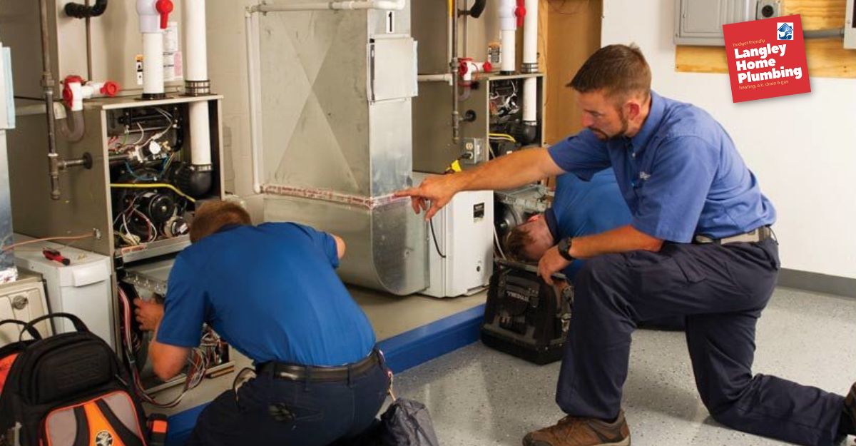 Warming Up to Choices Navigating Furnace Repair vs. Replacement with Langley Home Plumbing