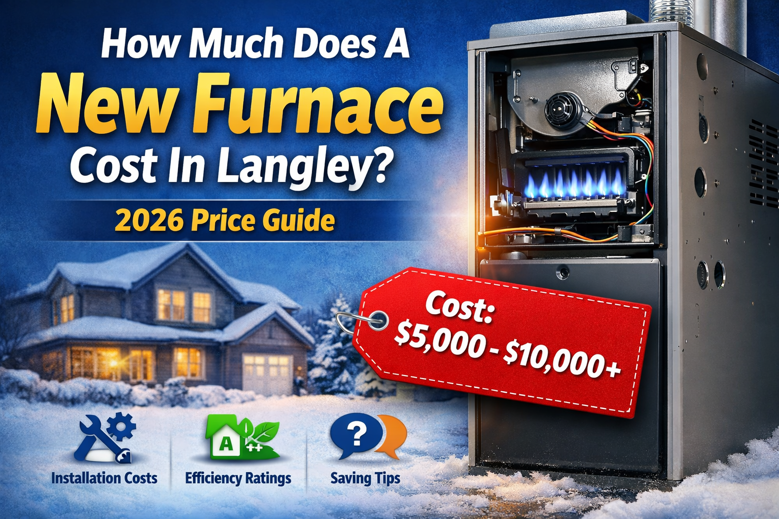 How Much Does A New Furnace Cost In Langley?