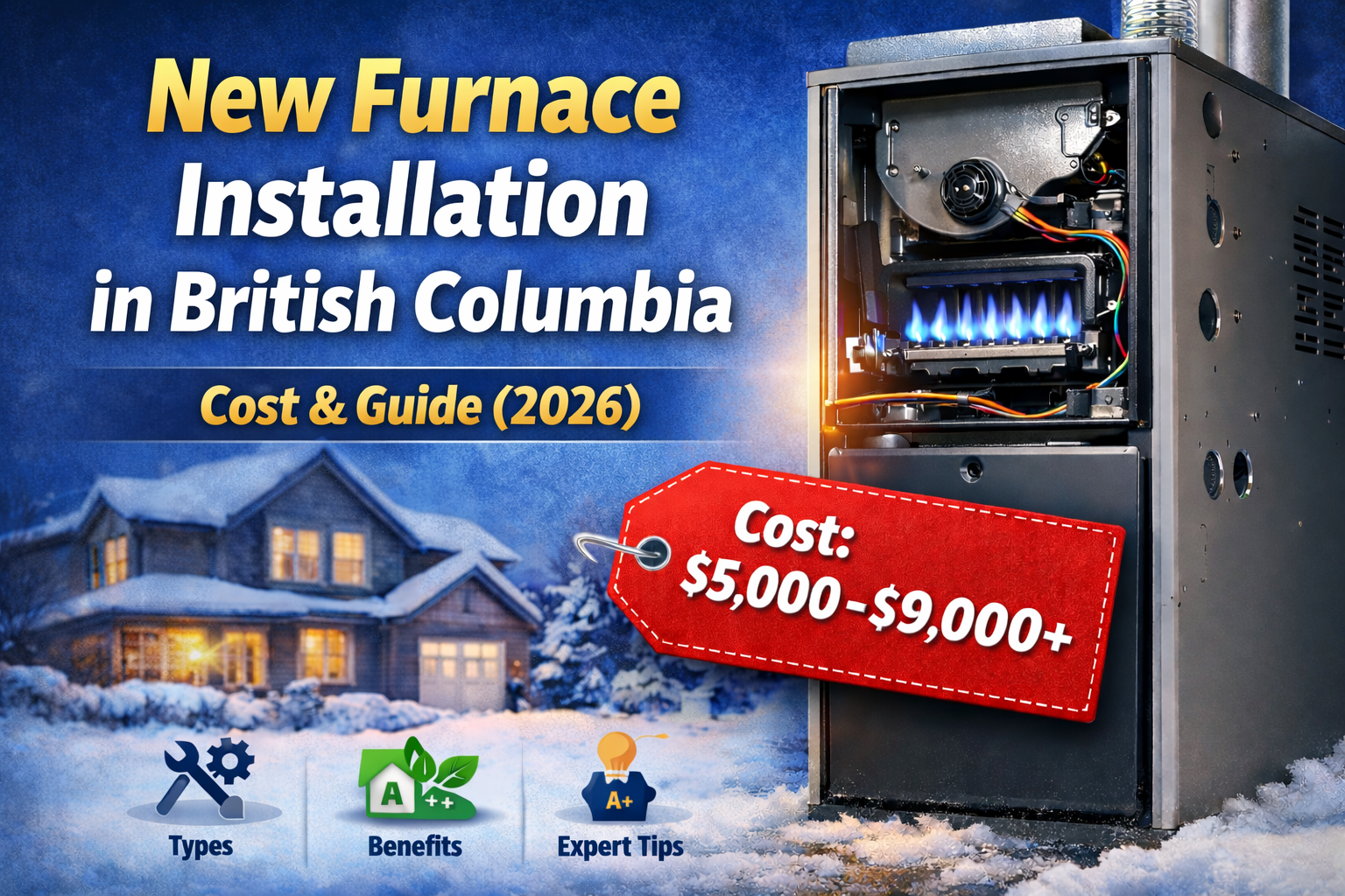 Get a New Furnace Installation in British Columbia